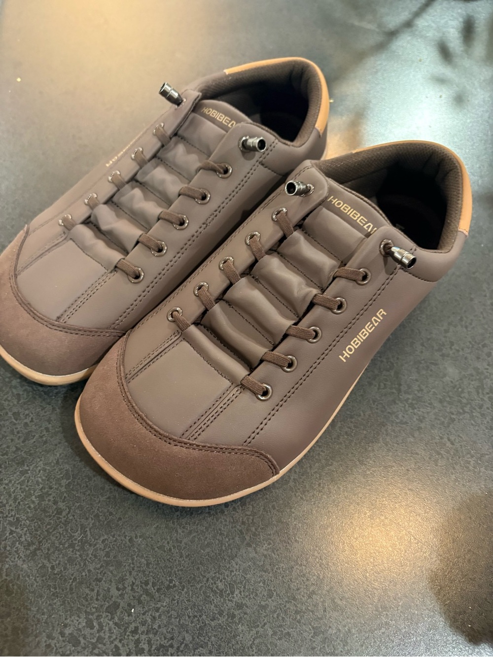 Hobibear Men's Brown Low-Profile Sneakers